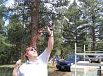 Frank creates another antenna for CQC's Field Day effort - 06-24-2006