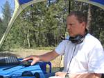 Jim Operating 6 Meter SSB for CQC's Field Day effort - 06-24-2006