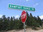 CQC Field Day Rampart Range Road Sign - 06-24-2006