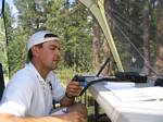 Scott Operating HF SSB for CQC's Field Day effort - 06-24-2006