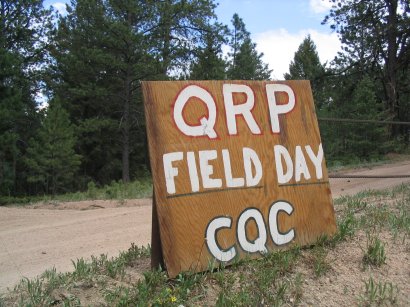 CQC Field Day Entrance Sign by WB&Oslash;JNR - 2006