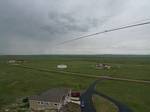 Jay Schwisow, KT5E, on his tower for his 40 meter beam - May 2009